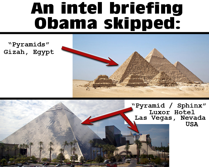 An intel briefing Obama skipped